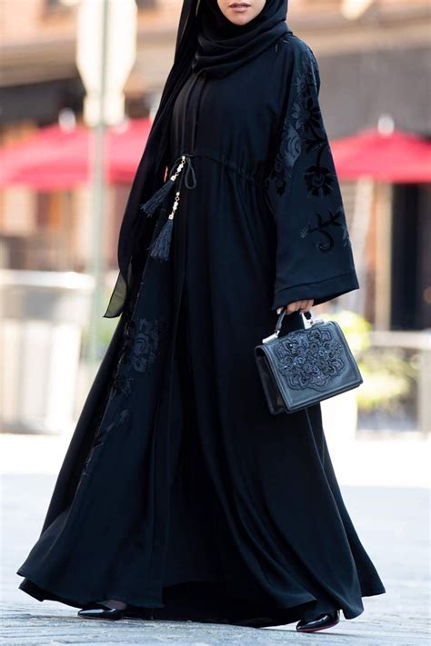 black burqa designer